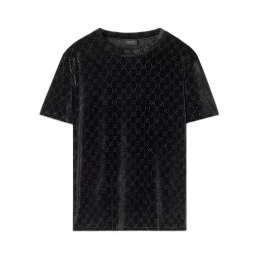 Gg Stretch Velvet Devoré T-Shirt