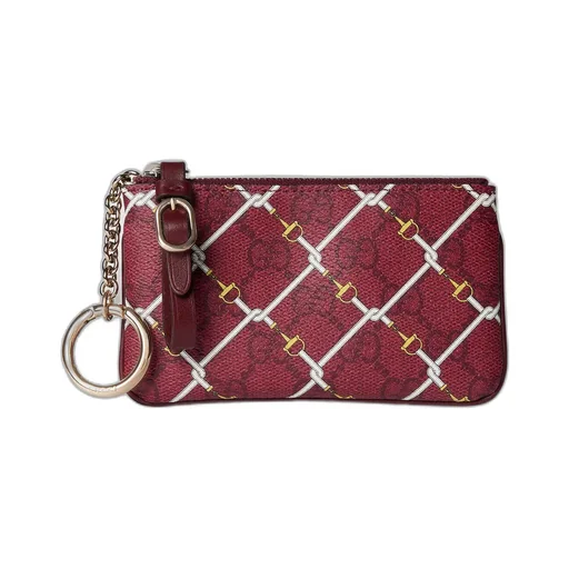 Printed Gg Key Pouch