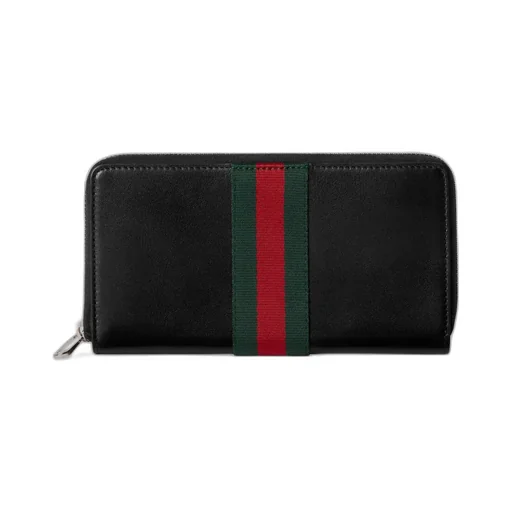 Web Trademark Zip Around Wallet