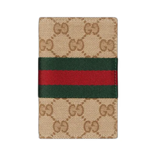 Gg Card Case With Web