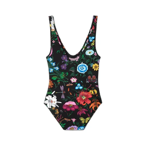 Printed Sparkling Jersey Swimsuit