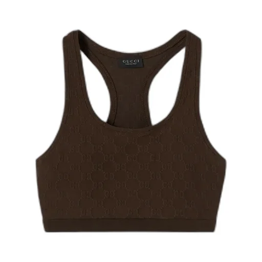 Gg Jersey Jacquard Top