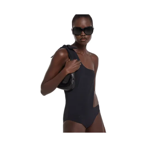 Stretch Jersey Swimsuit With Embroidery