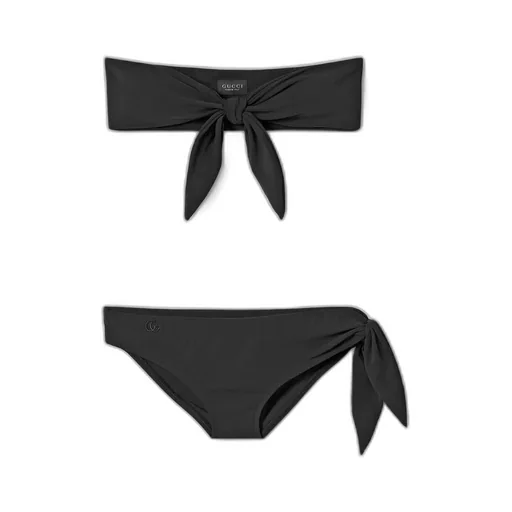 Sparkling Jersey Bikini With Embroidery