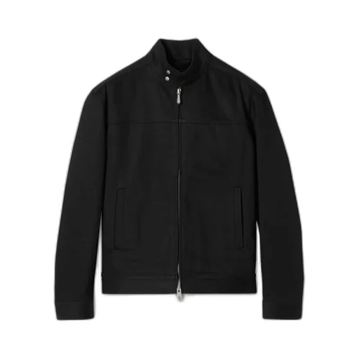 Cotton Denim Jacket With Horsebit