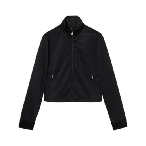 Gg Jersey Jacquard Zip Jacket