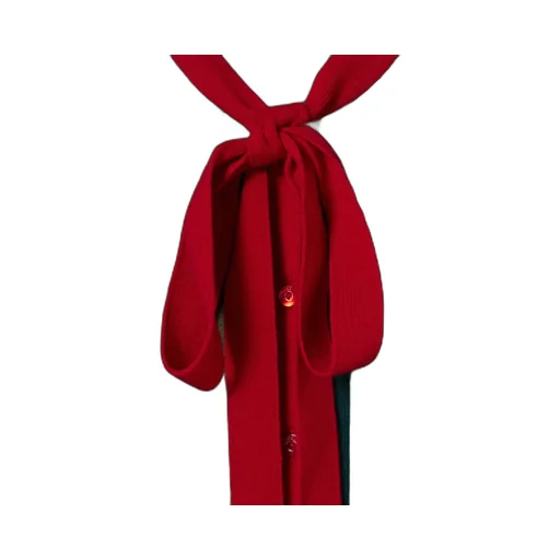 Knit Wool Cashmere Cardigan With Web