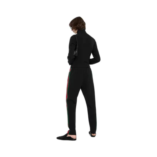 Stretch Nylon Zip Jacket With Web