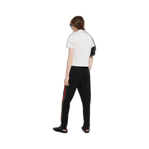 Cotton Piquet Polo Shirt With Embroidery