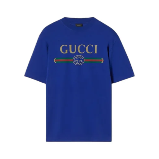 Silk Blend Jersey T-Shirt With Print