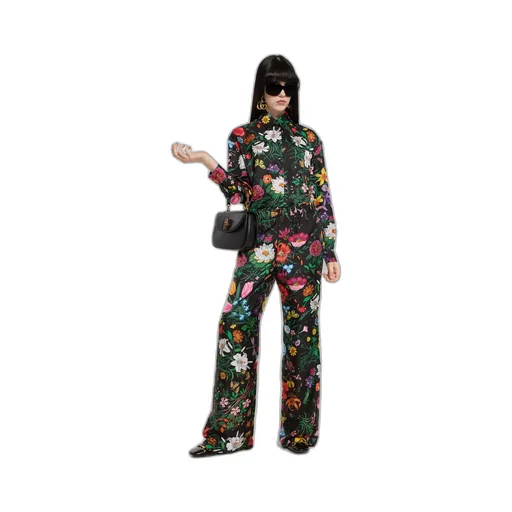 Printed Silk Twill Shirt