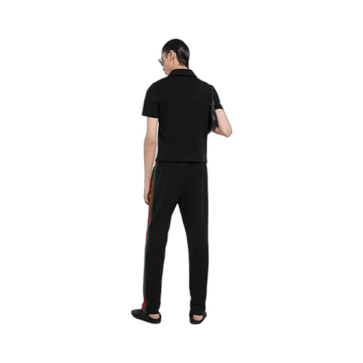 Cotton Piquet Polo Shirt With Embroidery
