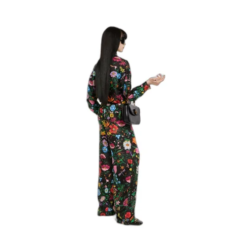 Printed Silk Twill Shirt