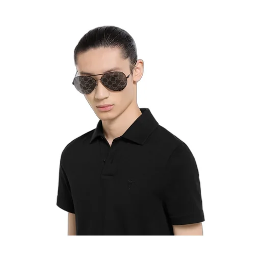 Cotton Piquet Polo Shirt With Embroidery