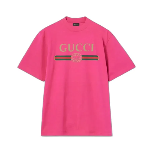 Silk Blend Jersey T-Shirt With Print