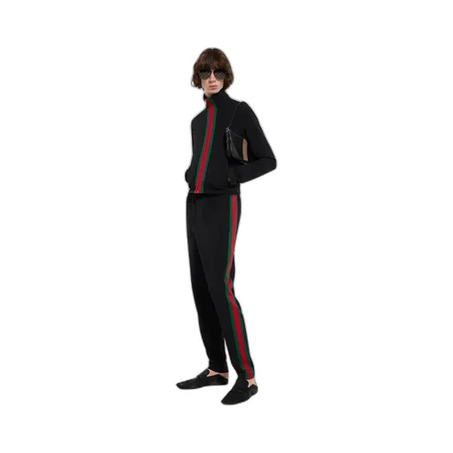 Stretch Nylon Zip Jacket With Web