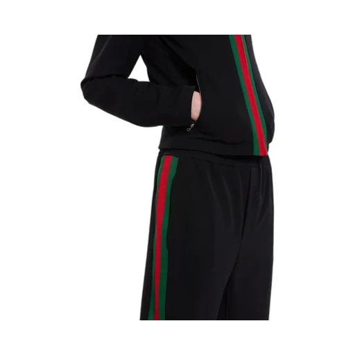 Stretch Nylon Sportswear Pants With Web