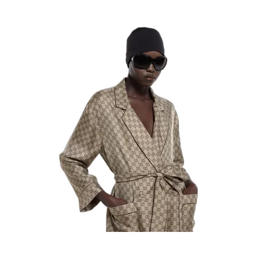 Printed Silk Twill Shirt