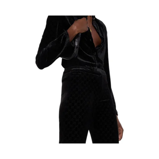 Gg Stretch Devoré Velvet Pants