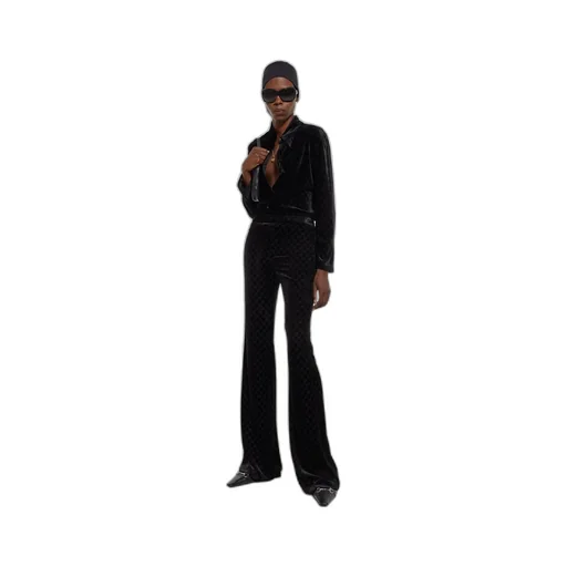 Gg Stretch Devoré Velvet Pants