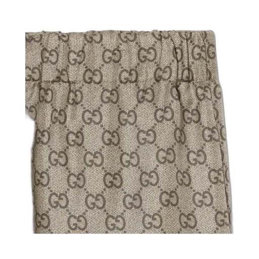 Printed Silk Twill Leisure Pants