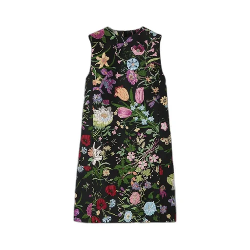 Gucci Flora Silk Brocade Dress