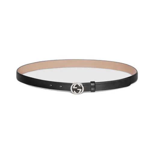 Thin Belt With Interlocking G Buckle