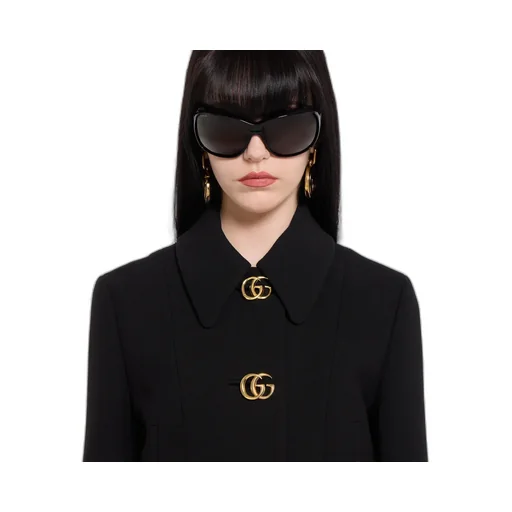 CrÊPe Wool Jacket With Double G Button