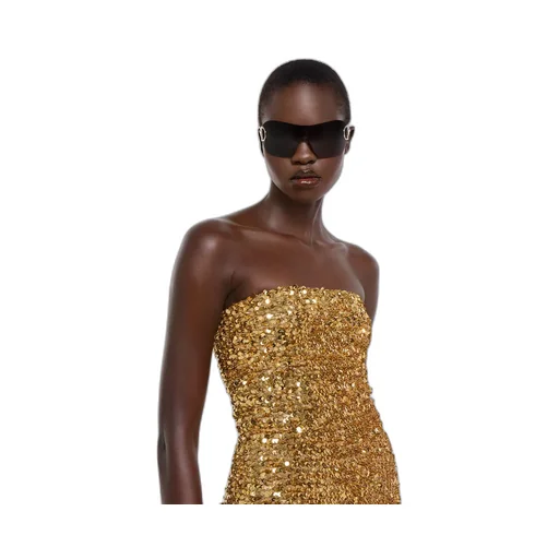 Embroidered Sequin Elastic Fabric Jumpsuit
