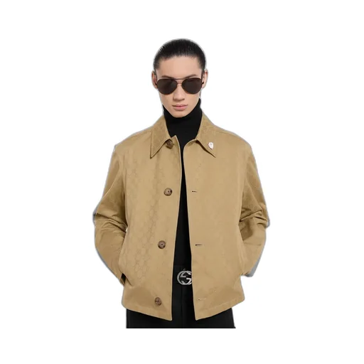 Gg Cotton Gabardine Jacket