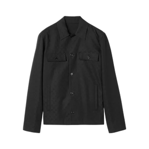 Gg Cotton Canvas Jacket
