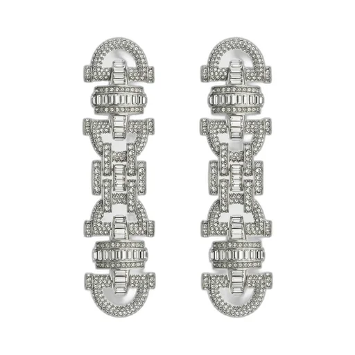 Gucci Staffa Crystal Earrings