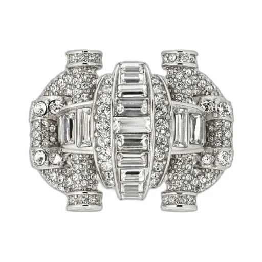 Gucci Staffa Crystal Ring