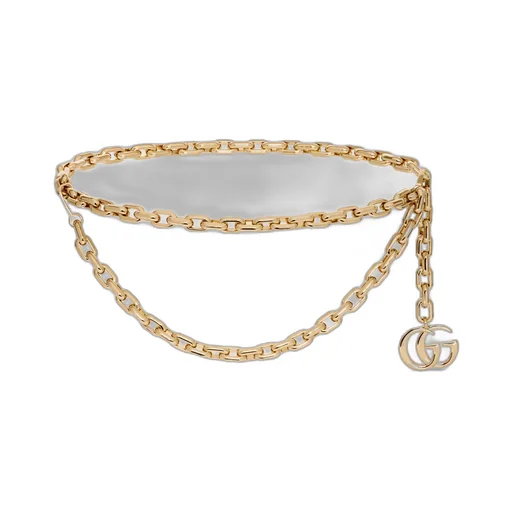 Double Chain Belt With Charm