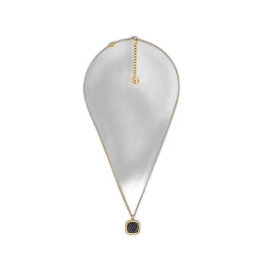 Gucci Crest Pendant Necklace