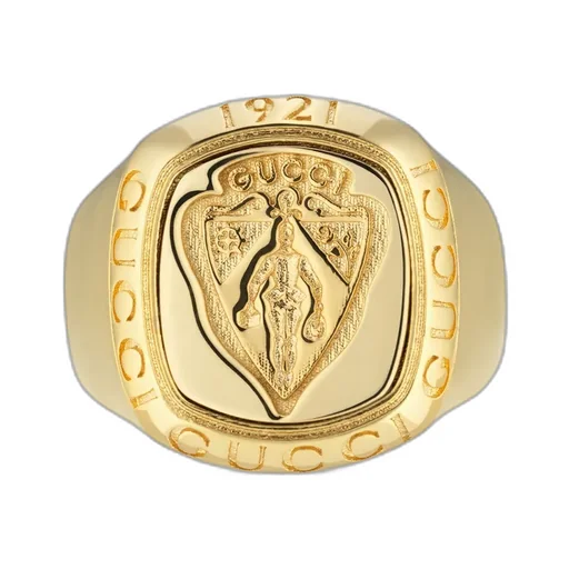 Gucci Crest Signet Ring
