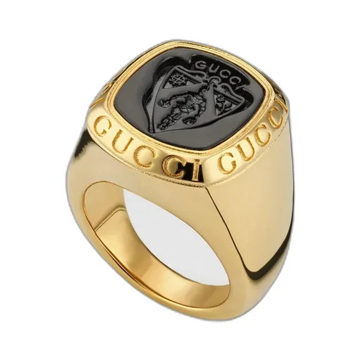 Gucci Crest Signet Ring