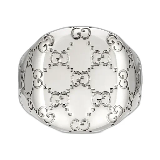 Gg Motif Signet Ring