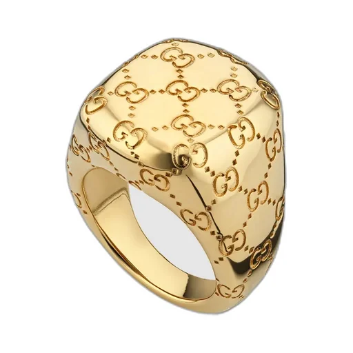 Gg Motif Signet Ring