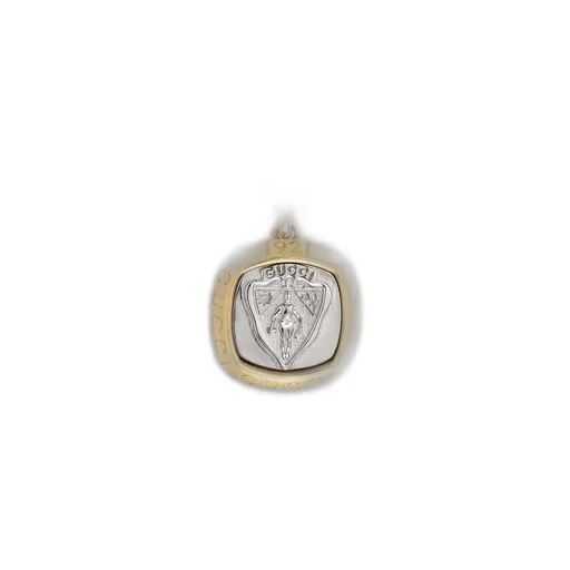Gucci Crest Pendant Necklace