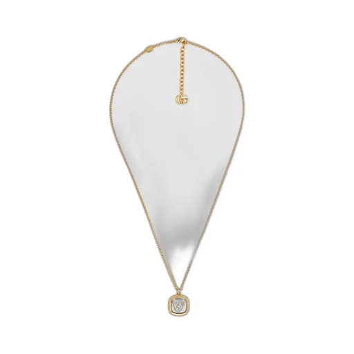 Gucci Crest Pendant Necklace