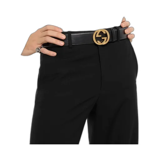Belt With Interlocking G Buckle
