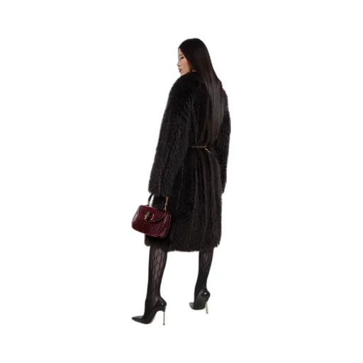 Soft Long Shearling Coat