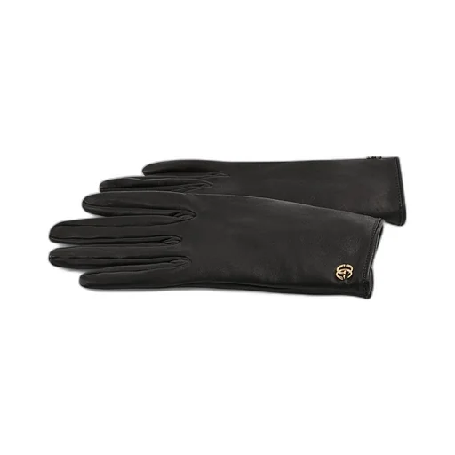 Leather Gloves With Double G