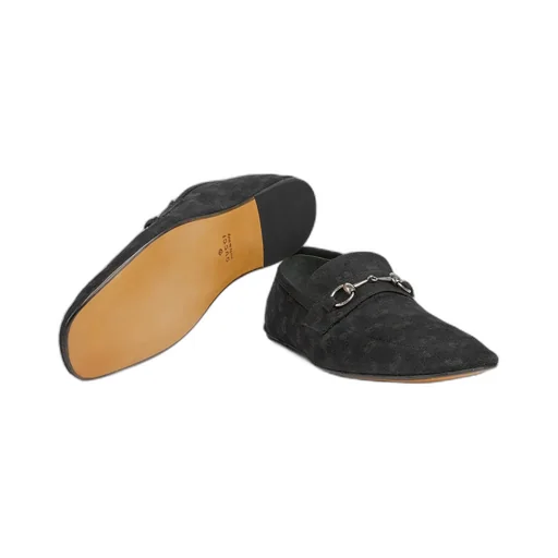 Worn-Out Effect Loafer With Horsebit