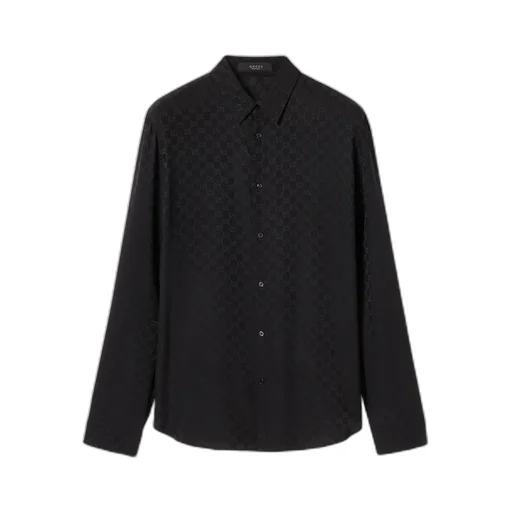 Gg Silk Jacquard Shirt