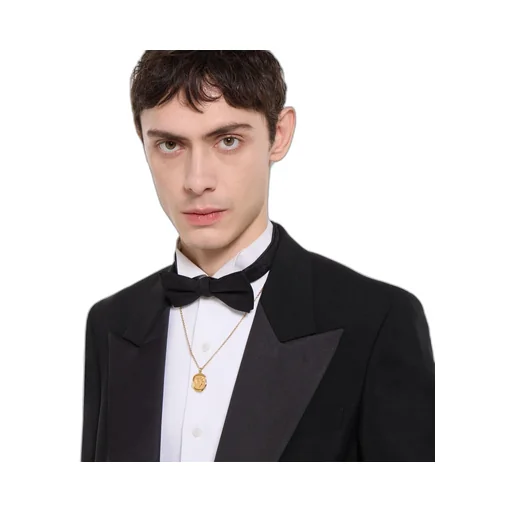 Gg Cotton Silk Bow Tie