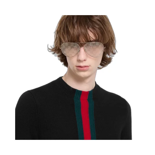 Fine Knit Wool Sweater With Web