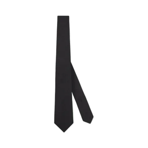 Gg Silk Cotton Tie