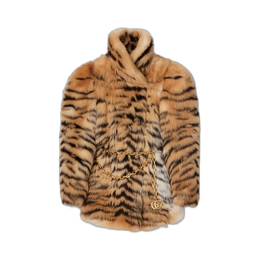 Smooth Long Shearling Coat